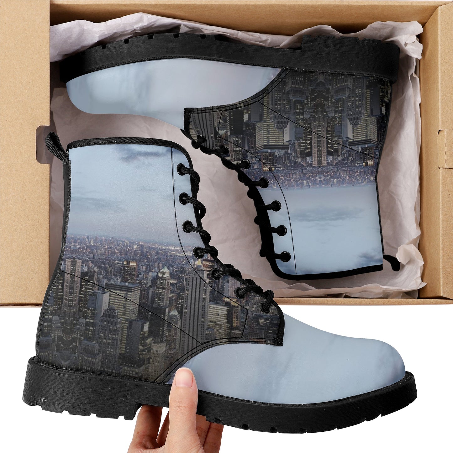 FAM NYC Men's Leather Boots