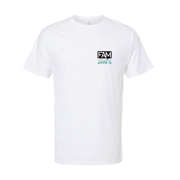 FAM Queens NY white tee