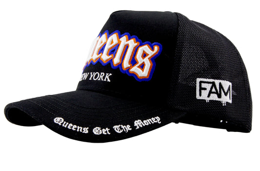 Queens NY FAM Trucker Hat