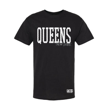 QUEENS New York black tee