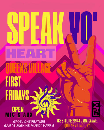 First Friday Speak Yo! Heart | September Community Spotlight - Sunshine Music Harris
